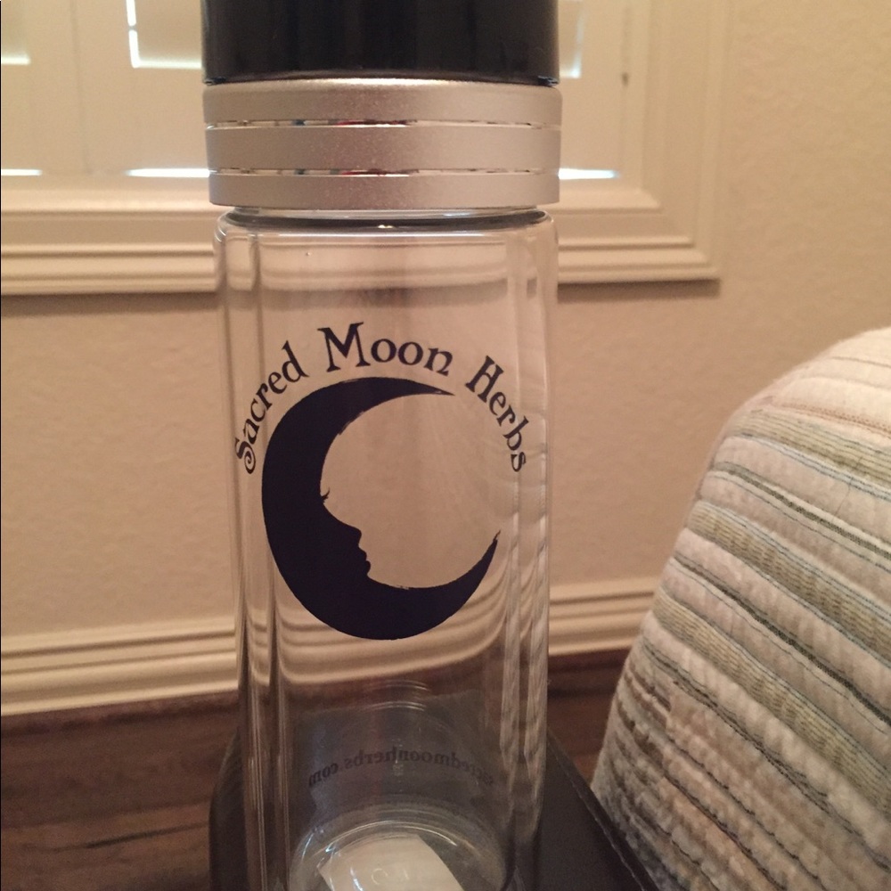 Glass tea/coffee tumbler NWT